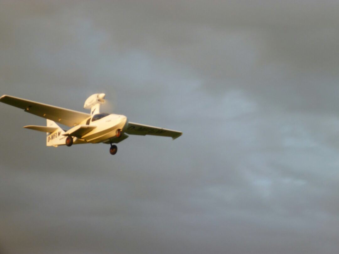 Flywheel im Landeanflug auf Stechow