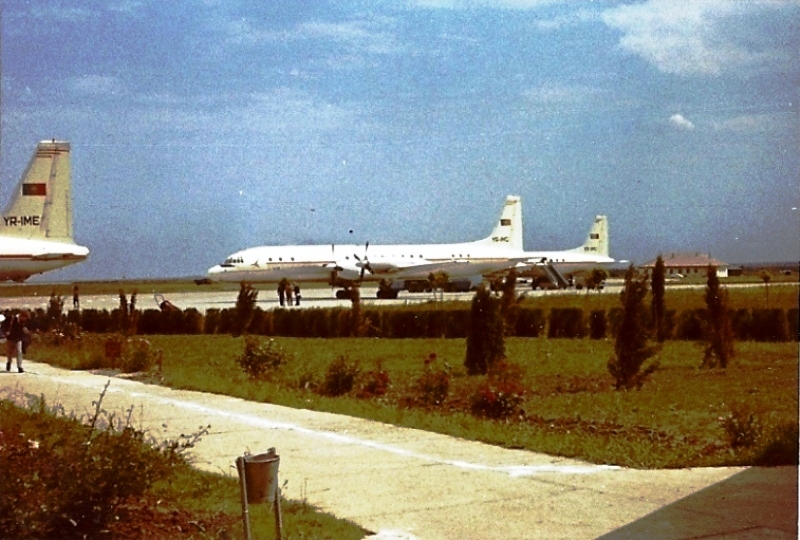 IL 18 Flotte der TAROM, Flughafen Constanza