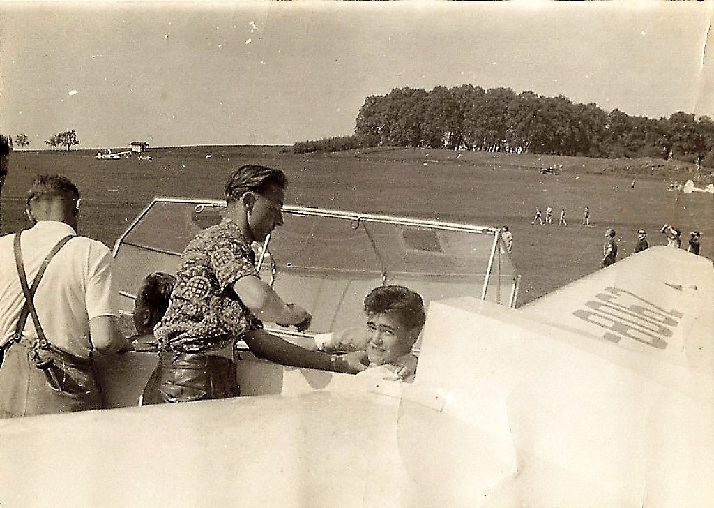 Startklar zum ersten Segelflug