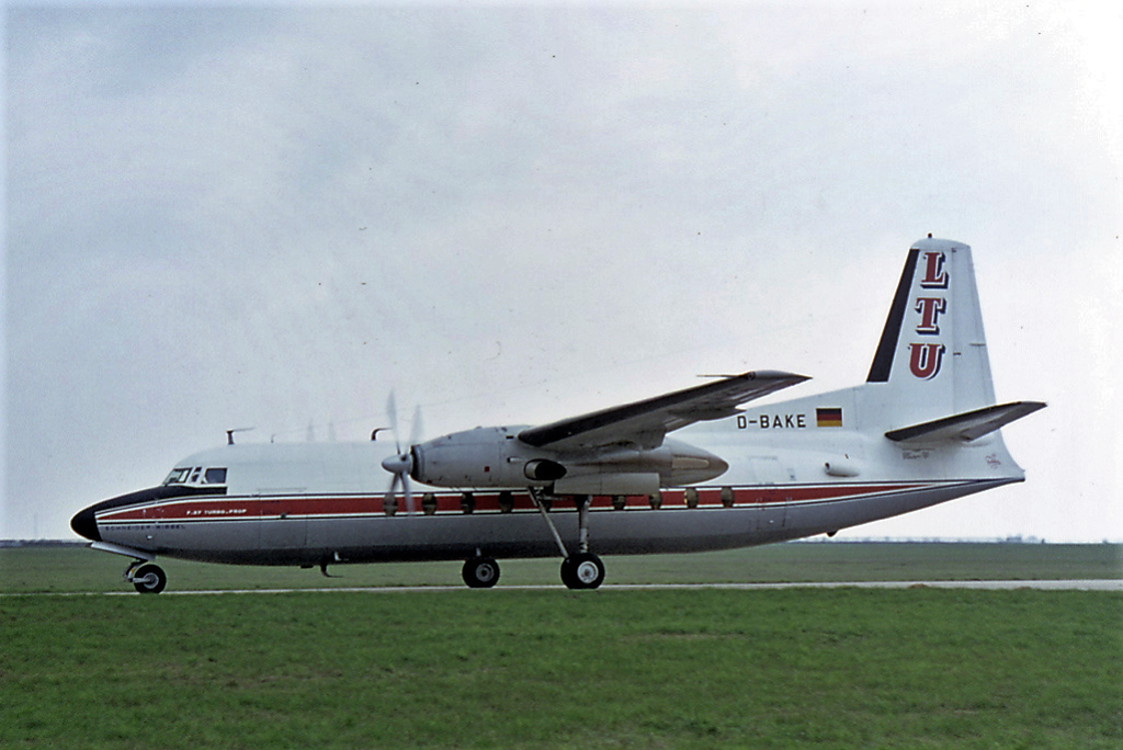 Fokker F-27 &quot;Friendship&quot; der LTU (Symbolbild)