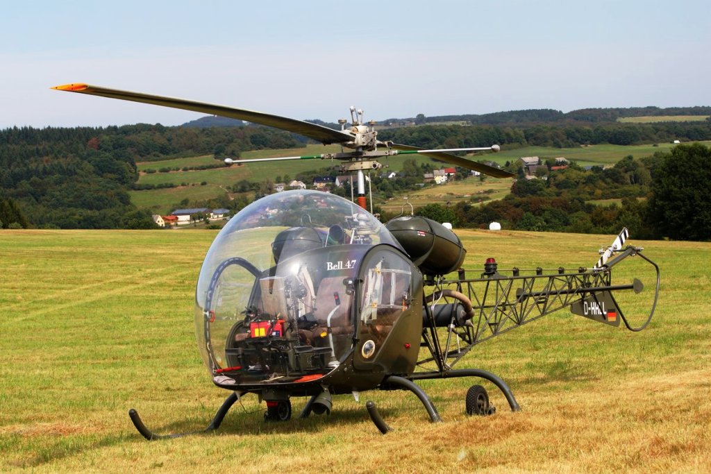 Hubschrauber Bell 47 (Symbolbild)